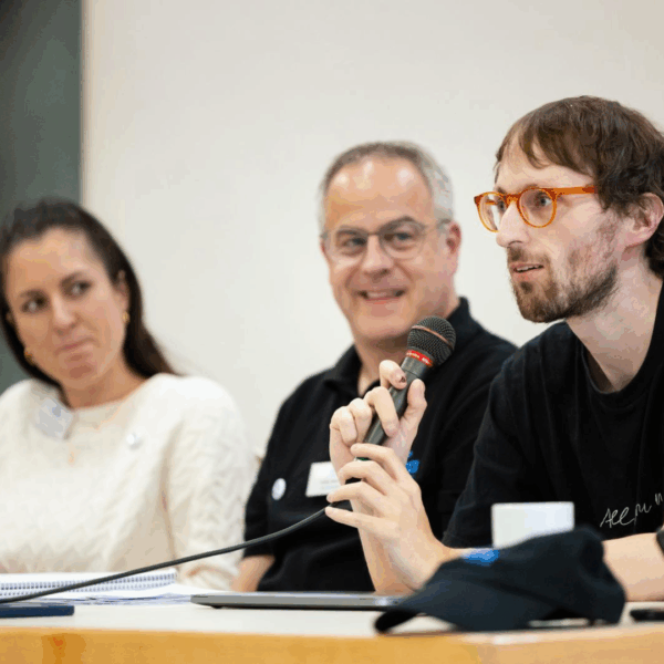 Diana Bartholomaios, stellvertretende Vorsitzende, Volker Wonner, Vorsitzender, Andreas Miller, Geschäftsführer DEBRA Deutschland